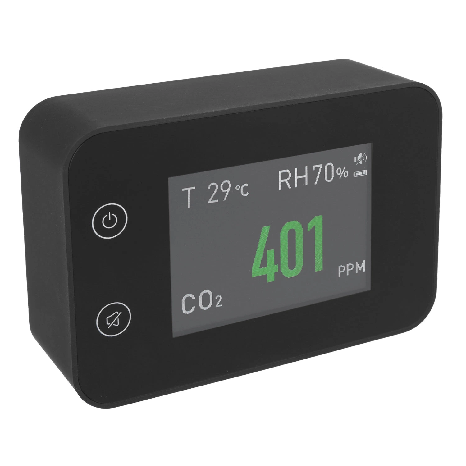 El mejor detector de dióxido de carbono de 2022 La calidad del aire en tiempo real del sensor de CO2 y el humo controle la temperatura y humedad relativa en el probador con alarma