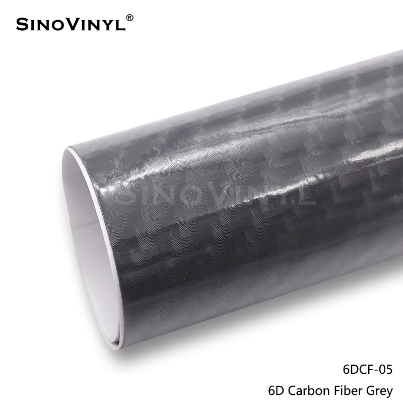 SINOVINYL 6D Carbon Fiber Car Exterior Black Sign Vinyl Carbon Запасные части Big Roll 18M водонепроницаемые