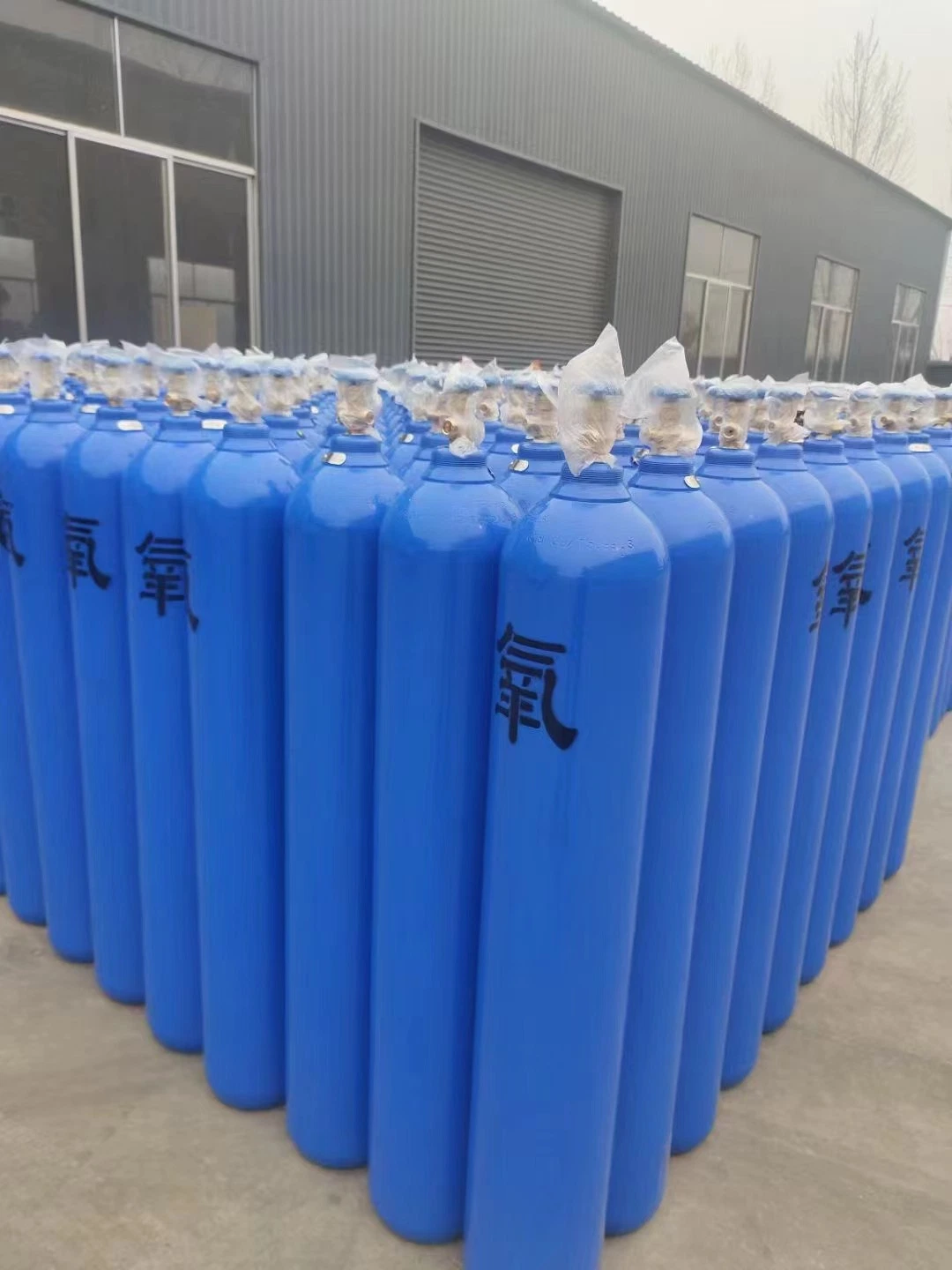 40L 5.7mm ISO Seamless Steel Industrial and Medical Oxygen Gas Cylinder