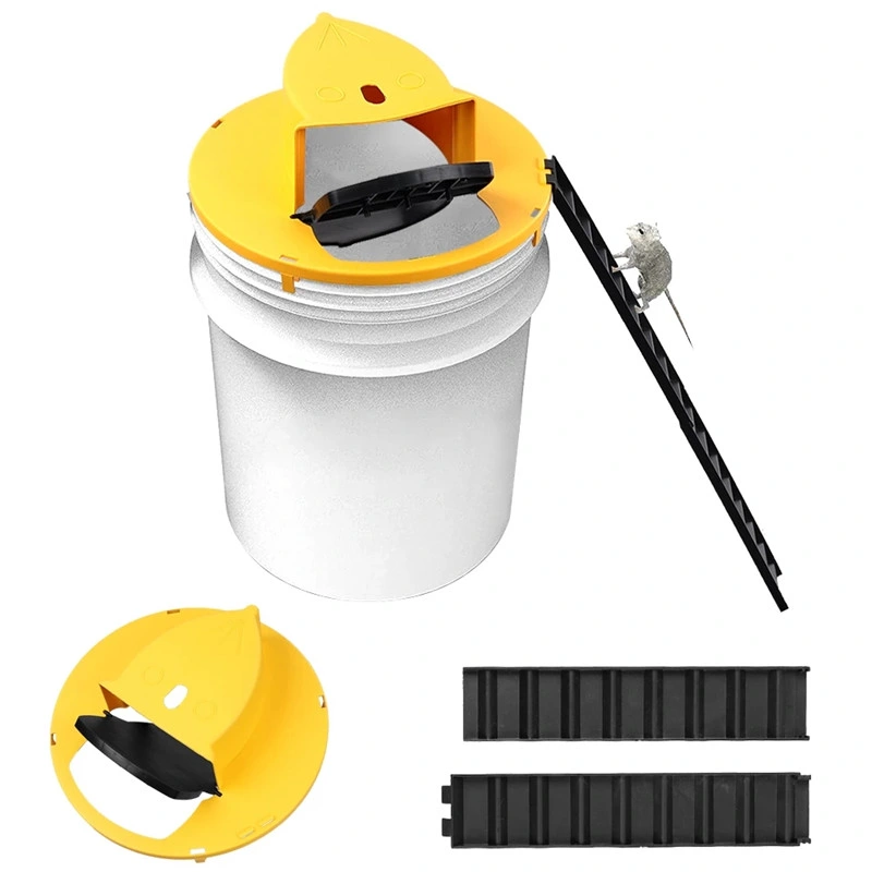 Tapa de cubo Smart Bucket de plástico con trampa de ripado plegable Trampa de ratón