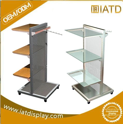 Comercio al por mayor de metal personalizados almohada Piso Rack mostrar