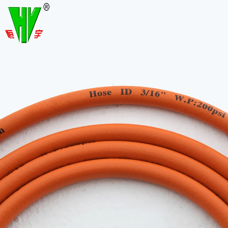 Convoluted Rubber Propane Hoses Natural Gas LPG Hose Pipe