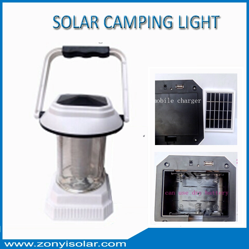 Função de carregador Solar Luz Camping Solar