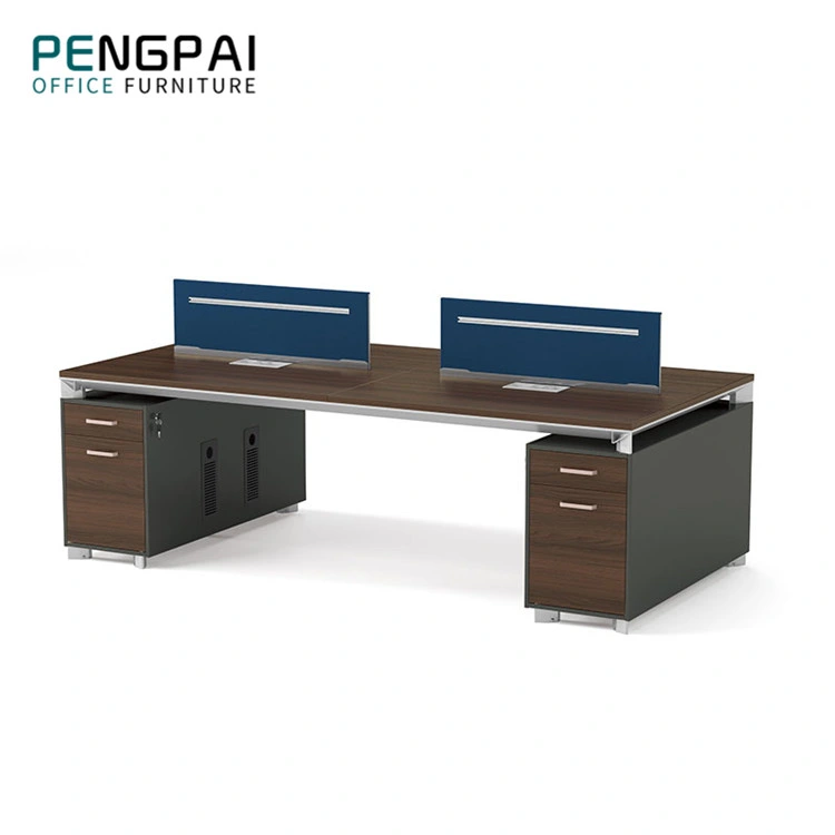 Nuevo diseño elegante mobiliario de oficina de personal de Call Center Workstation 4 persona escritorios y estaciones de trabajo