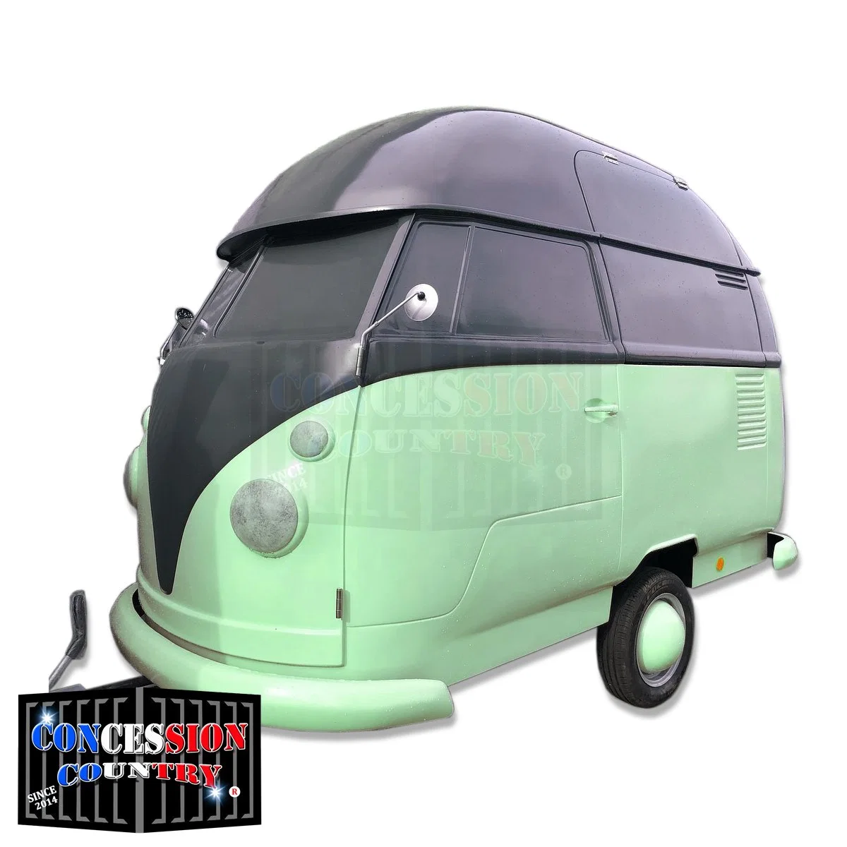 High Quality Street Retro Combi Mini Electric Food Truck Trailer for Sale