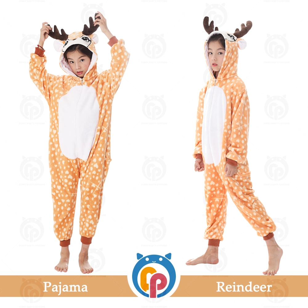 Wholesale/Supplier Super Soft Flannel Home Reindeer Wear Costumes Children