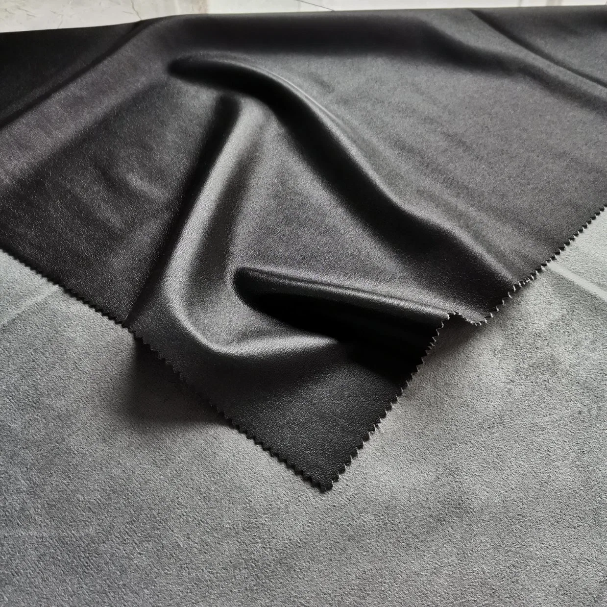 Garment PU Leather with Silk Luster