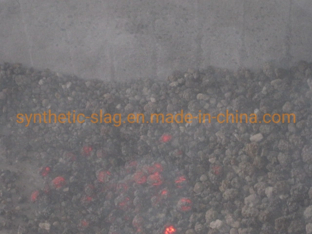 China Sintered Refining Steel Sintered Calcium Aluminate Flux with Low Sio2