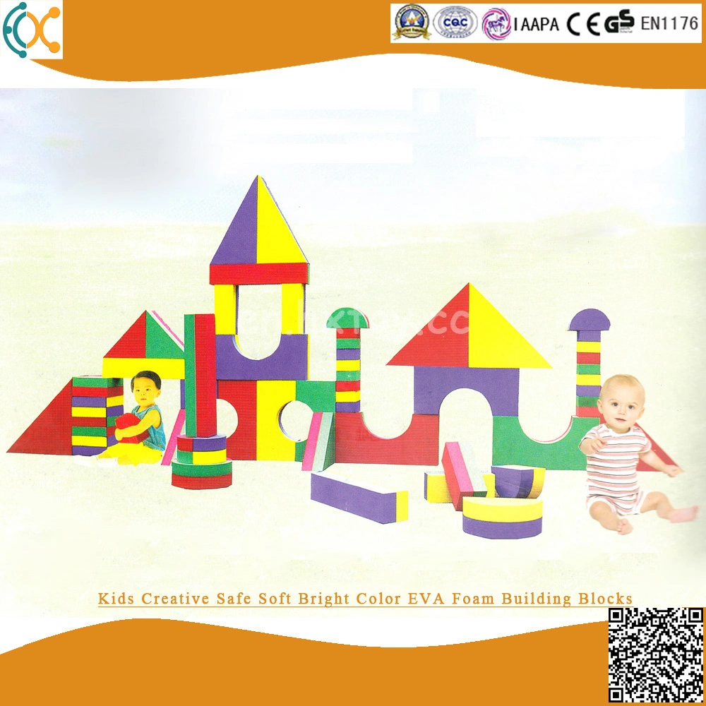 Children Creative Safe Soft Bright Color EVA Foam Building Blocks