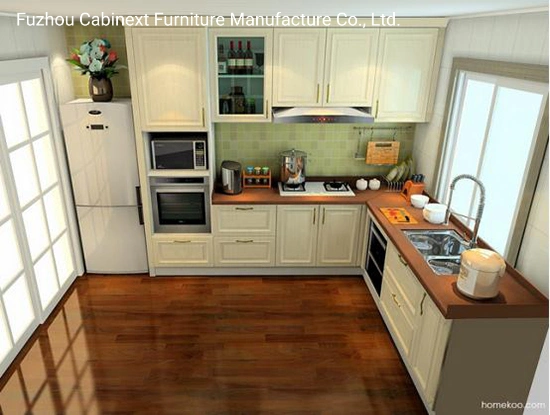Plywood Material Modern Furniture PVC Kitchen Cabinets