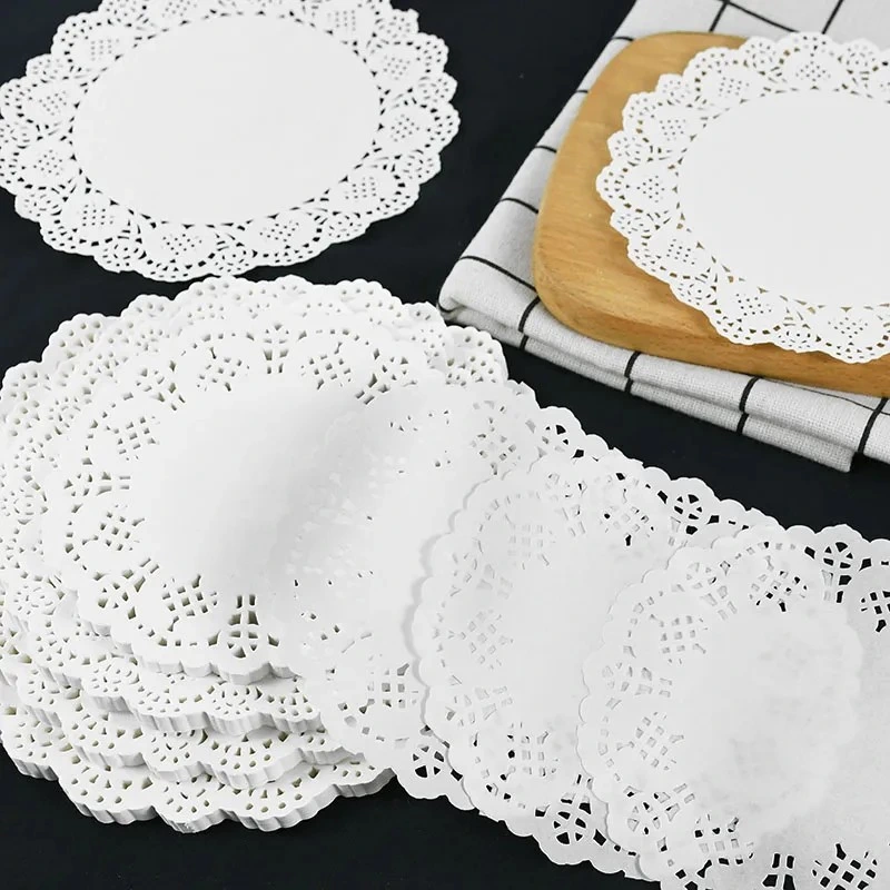 Lace Paper Doily Food Place Cake Mats Paper Place Mats