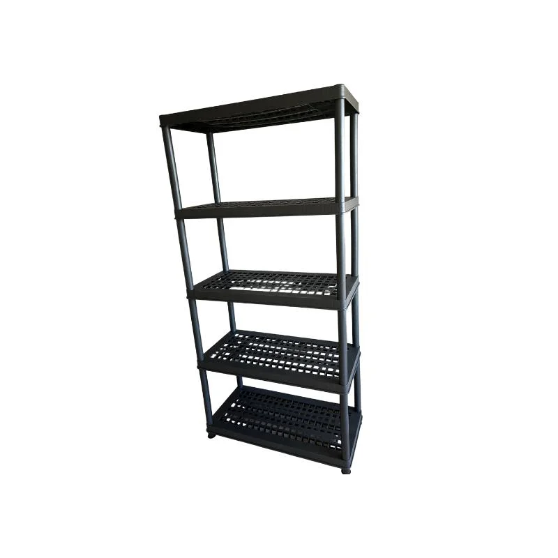 Stacking Boltless Plastic Shelving 5 Layer Tier Sheet Storage Shelves Rack