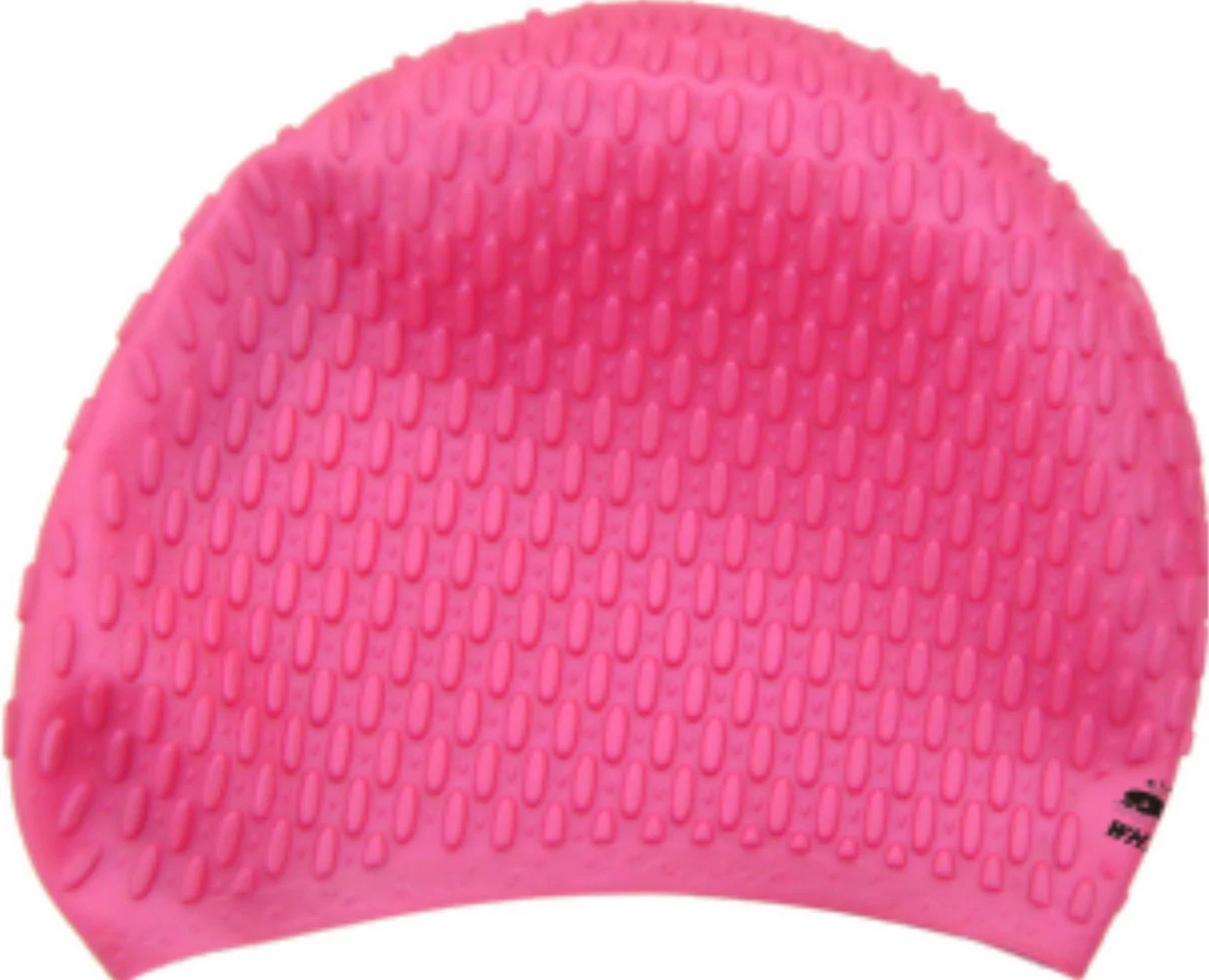 Latest New Silicone Women Printing Swim Caps with Adult Sizes (CAP-1210)