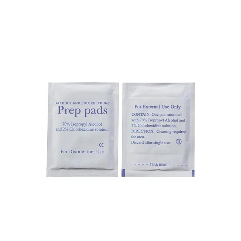 Antiseptic Chg Prep Pad with 2% Chlorhexidine Gluconate and 70% Alcohol