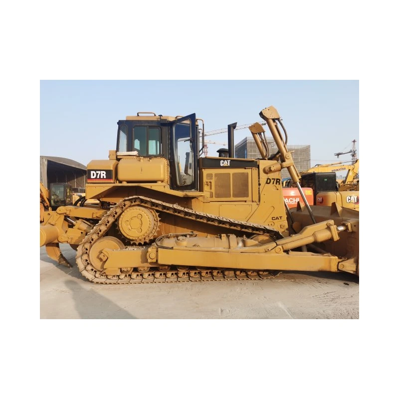 ماكينات مستعملة رخيصة استخدم Cat D7R البلدوزر رخيصة الثمن سعر الجرار الياباني ماكينات Caterpillar تستخدم جرافات Cat D7R