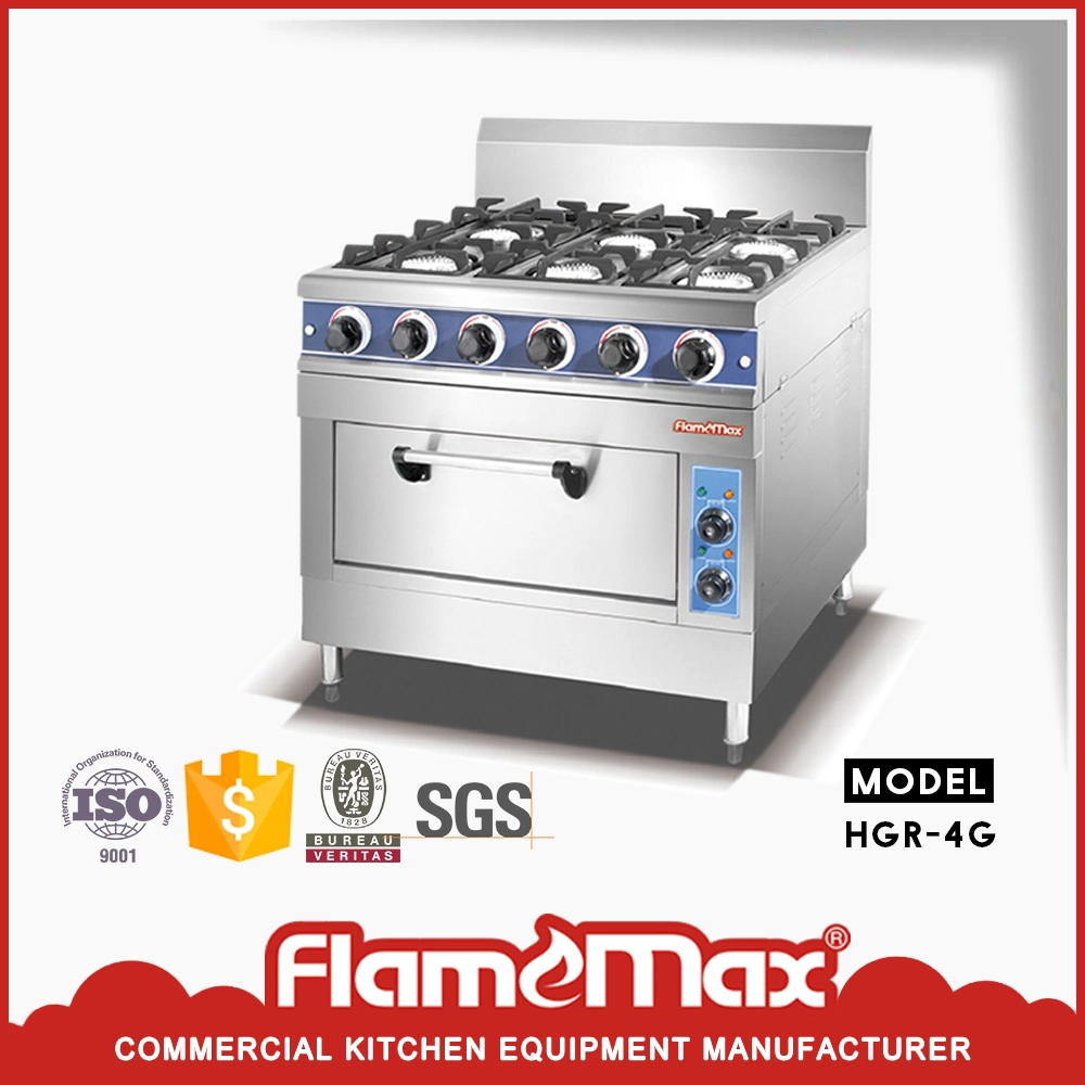 Precio barato Cocina aparatos gama de cocción Cocina 4-Burner Cocina con eléctrico Horno (HGR-4E)