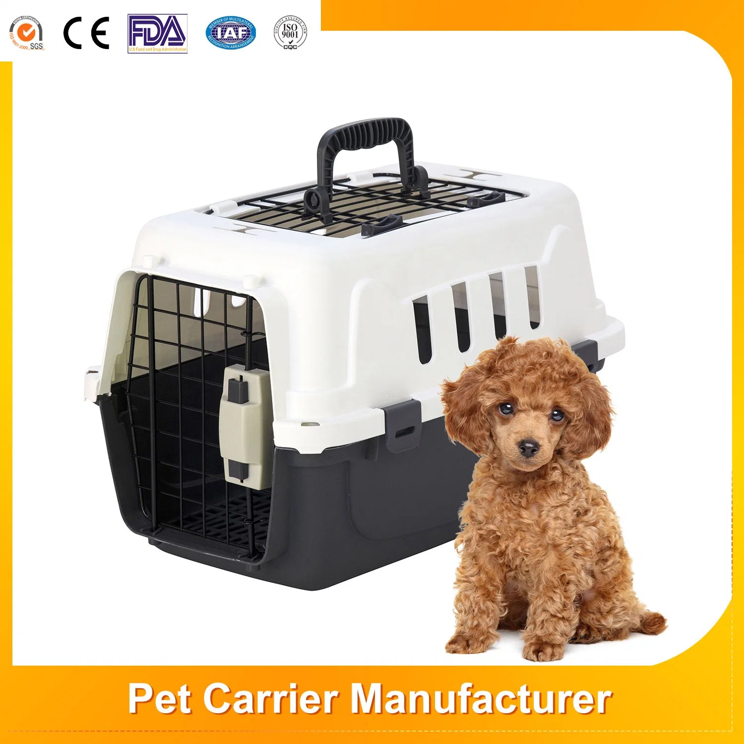 Breathable Pet Outdoor Cat and Dog Cage Portable Air Box Air Transport Box Rabbit Pet Carrier