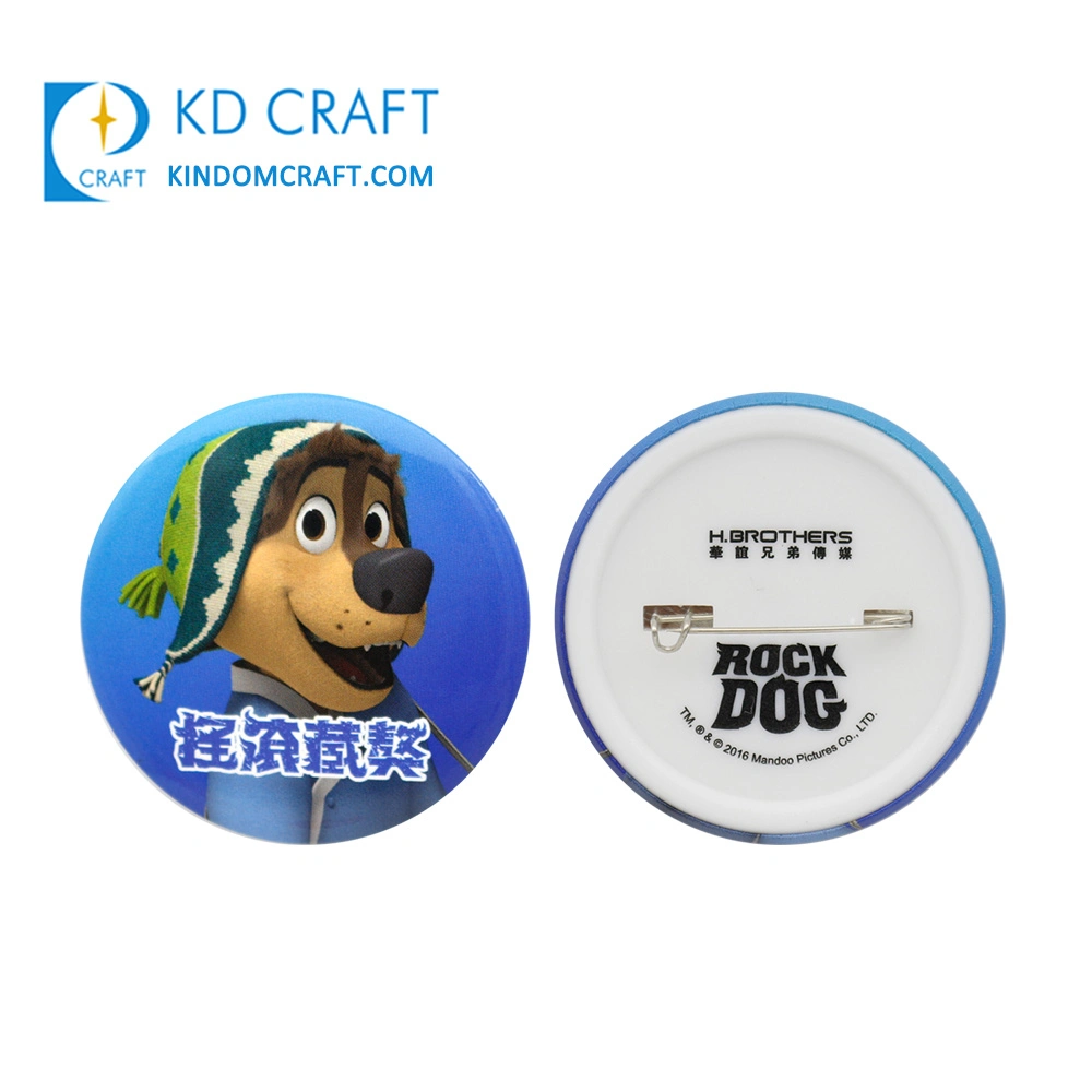 China Manufacturer Custom Made Name Badge Round Logo Pin Button Badge Wholesale/Supplier Magnetic Sheriff's Military Police Plastic Badge No Minimum Order