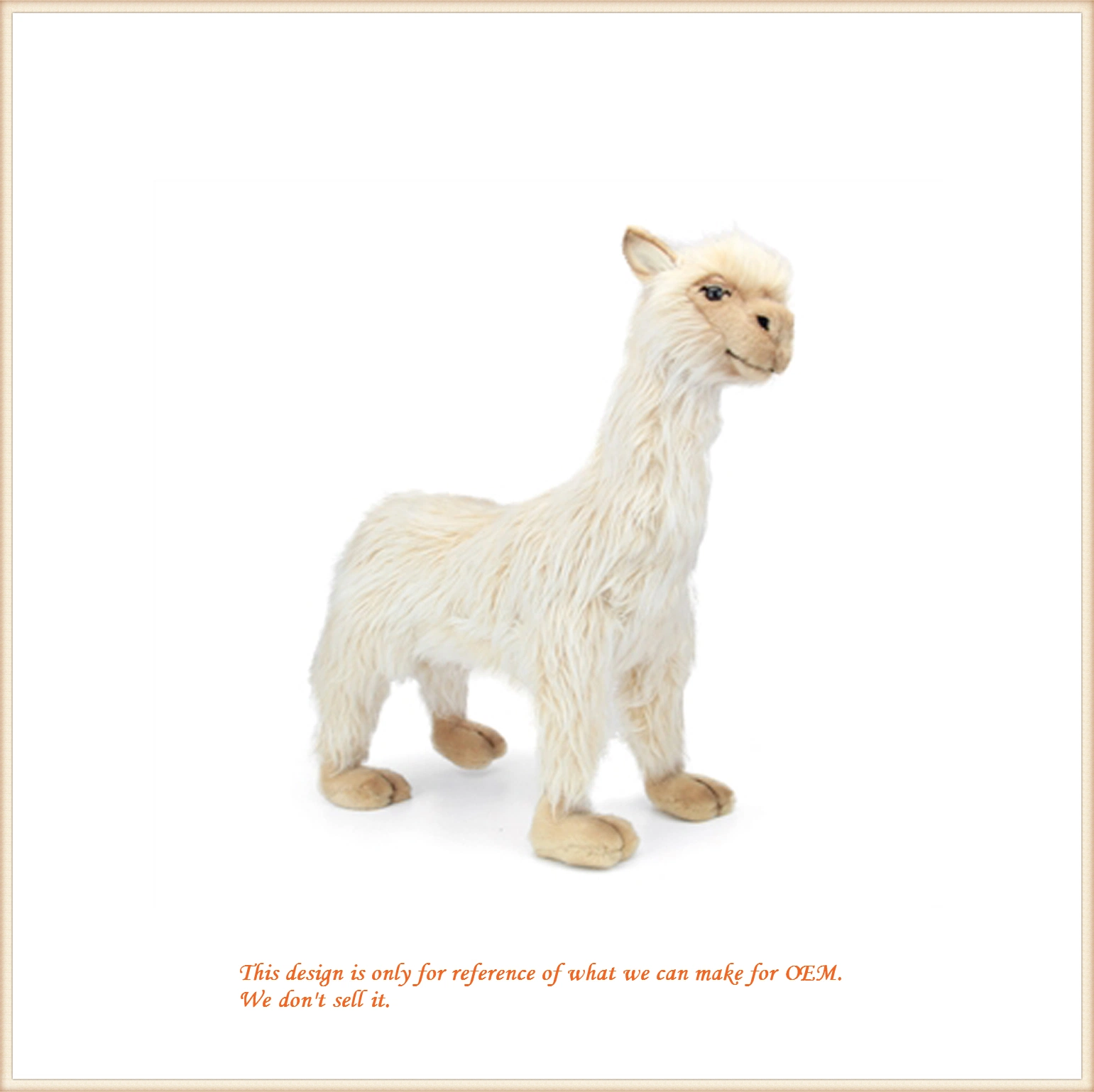 Plushy Alpaca Doll Lovely Animal Toys Plush Toys OEM