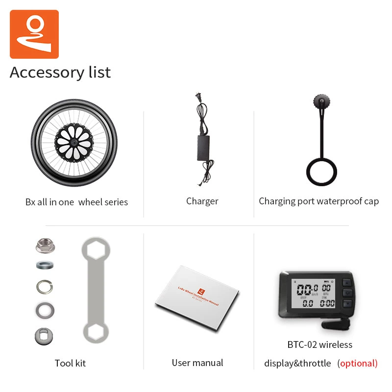 Lvbu Wheel Bx10d Elektro-Fahrrad-Kit Vorderrad