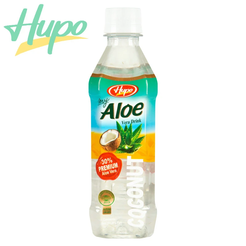 Hupo Bottled Customized Flavored Aloe Vera Green Tea Beverage Drinks Made in China