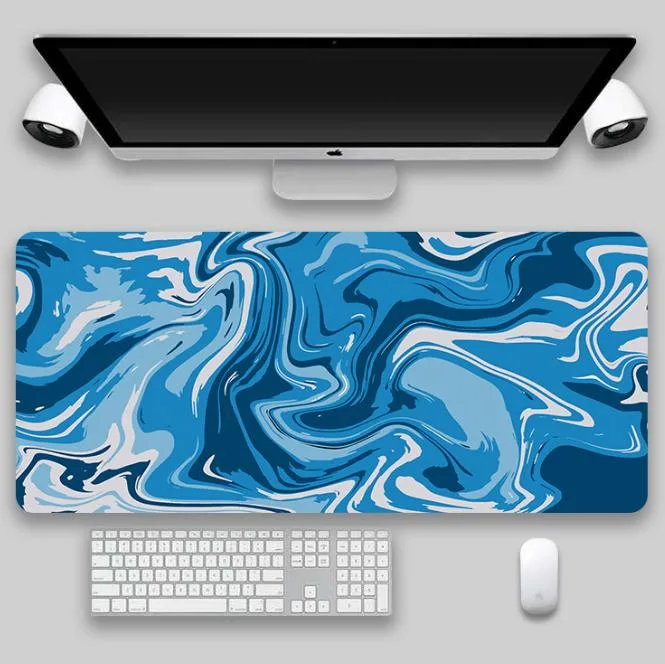 Custom Printing Large Size Abstract Pattern Rubber Non Slip Gaming Mouse Pad