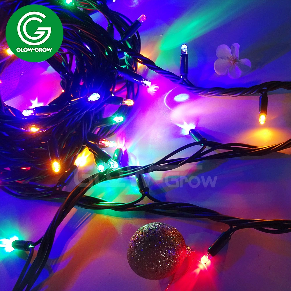 Factory Outdoor Christmas Twinkle Garland Light LED String Light for Home Weeding Palm Tree Ramadan Diwali Halloween Holiday Festival Decoration