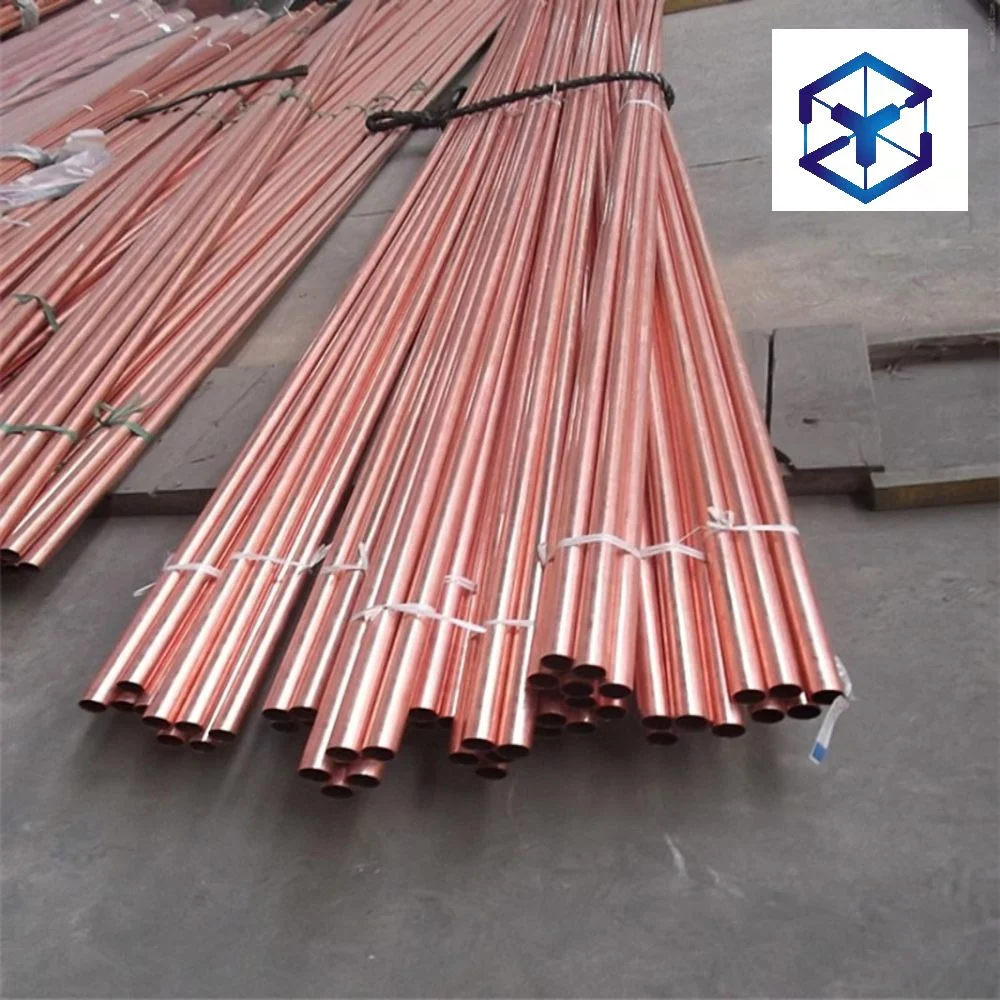 High Grade Factory Price Large Diameter Copper Pipes ASTM B111 150mm Diameter Straight Copper Tube Pipes for Air Conditioners