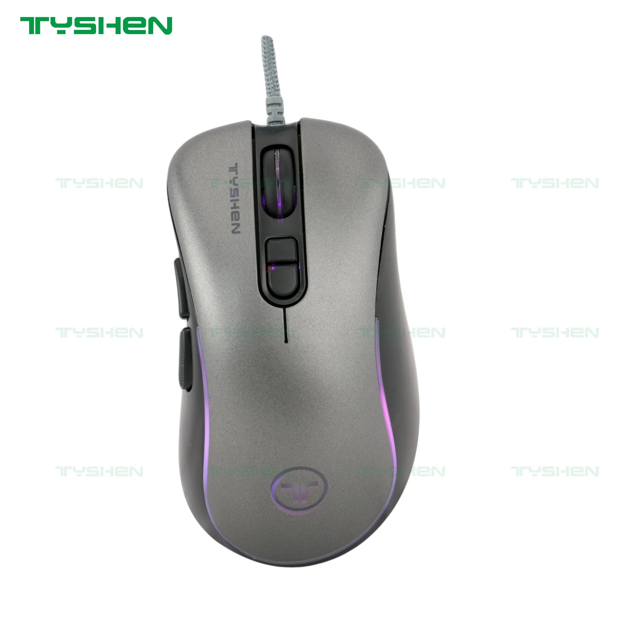 USB Port Computer Gaming Mouse, Matte UV Oil Grey Color, 3200 Dpi in Stock