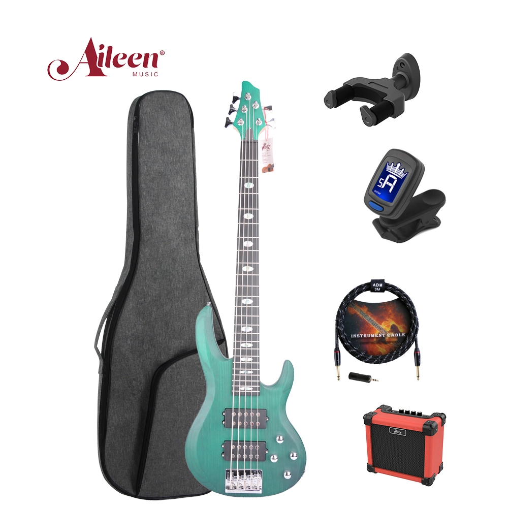 Custom 5 Saiten Ash Body E-Bass Gitarre Kit (EBS715)