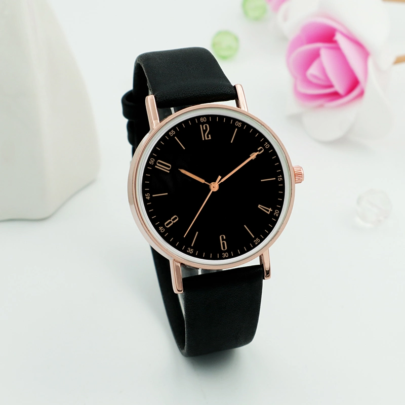 Elegance Colorful Creative Women OEM Leather Strap Ladies Hot Sell Quartz Watches