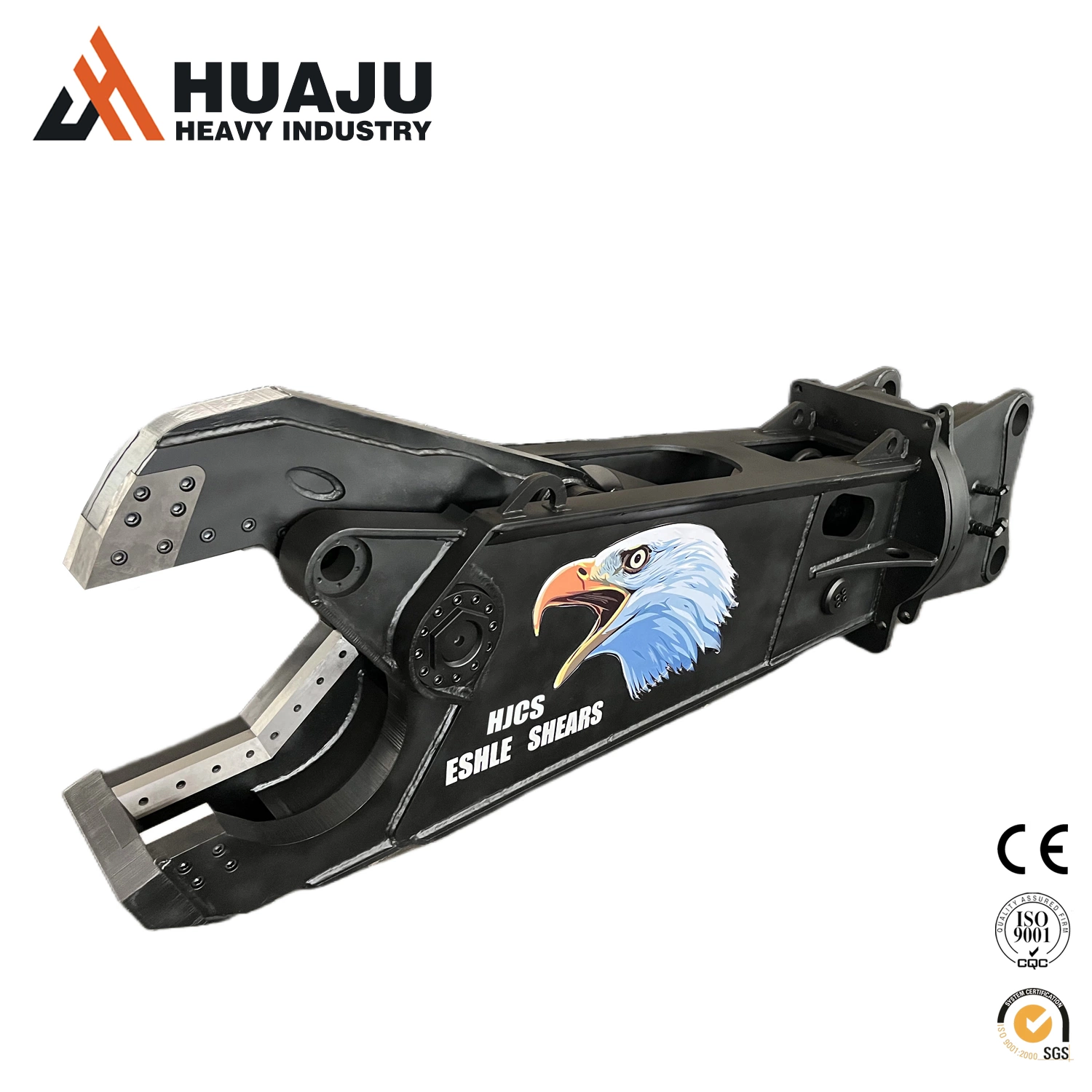 Huaju New Scrap Cutter Shear Metal Scrap Steel Excavator Hydraulic Eagle Shears