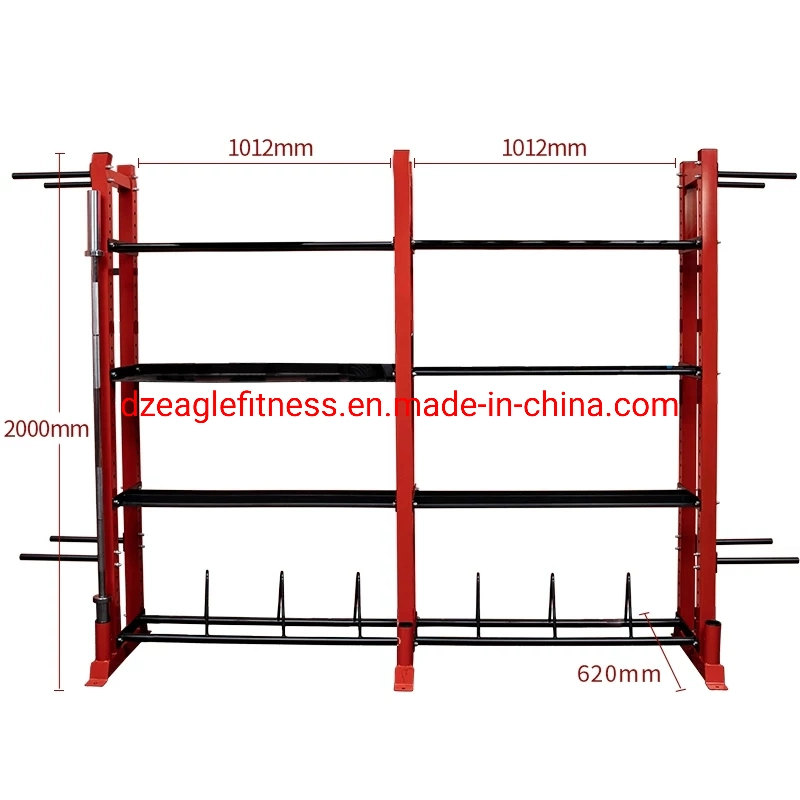 Gym Fitness Equipment Power Multi Storage Weight Plate Rack Dumbbell Rack Kettlebell Rack