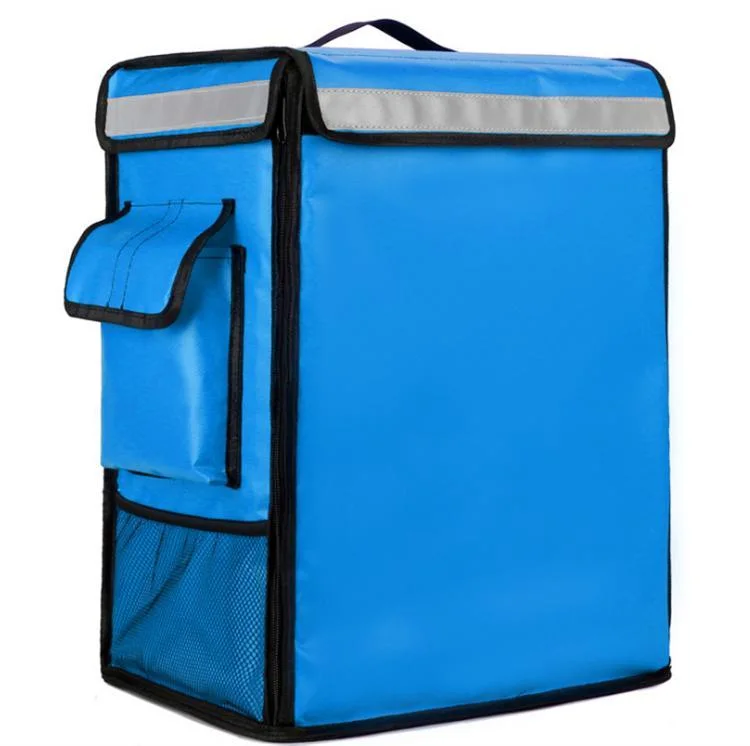 E-Commercial Highly Functional Insulated Delivery Bag Material 500d PVC Tarpaulin Waterproof