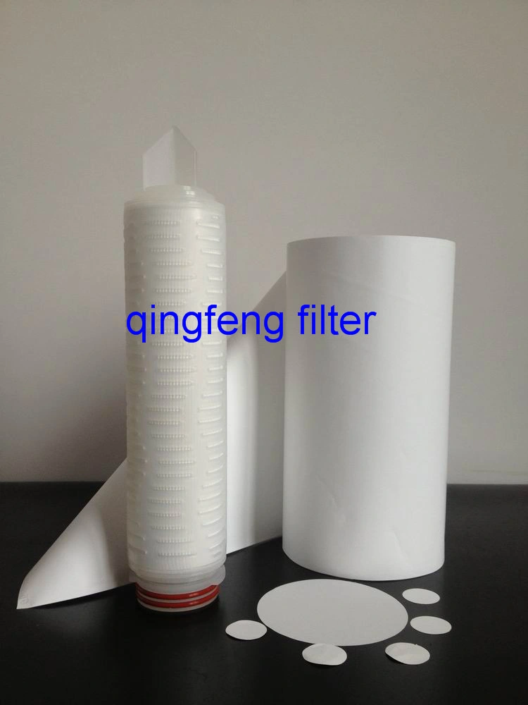Absolute Hydrophobic Polytetrafluoroethylene PTFE Cartridge Sterile Filter Sterile Air Filter