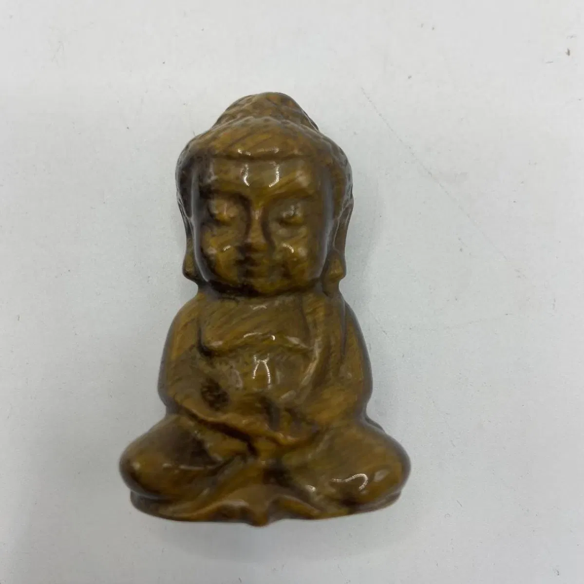 Semi Precious Stone Natural Crystal Gemstone Baobao Buddha Carving