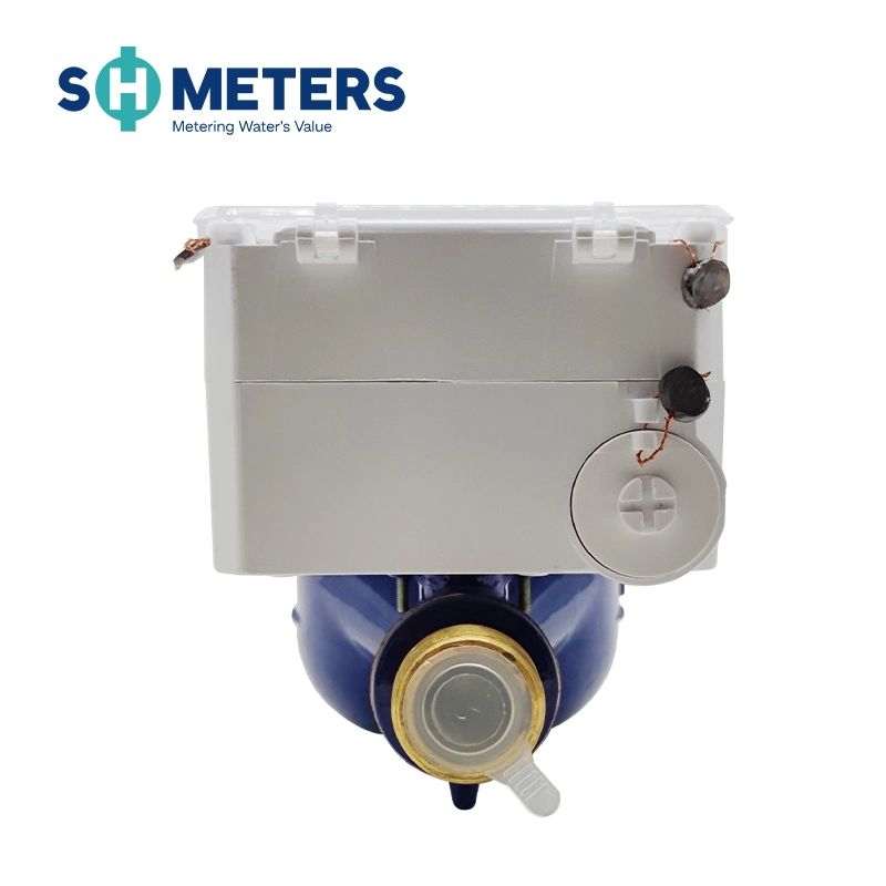 DN15~DN25 Integrated Keypad Sts Prepayment Smart Water Meters with Valve Controling