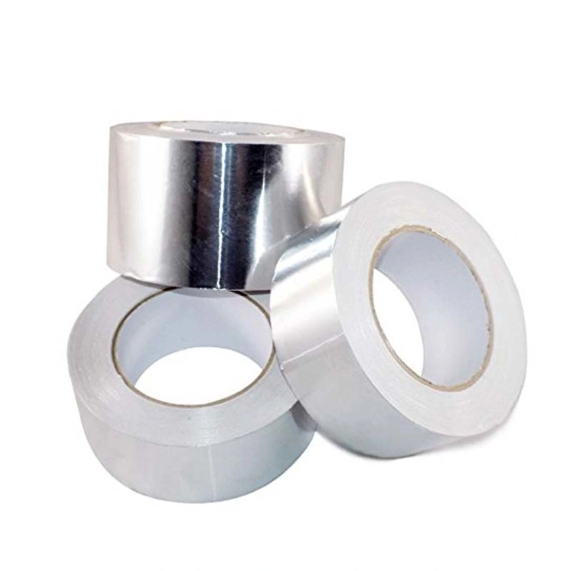 Adhesive Resistant Sealing HVAC Strong Without Liner Aluminum Foil Tape