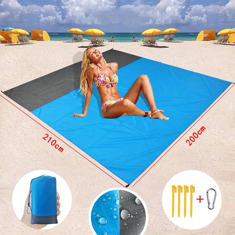 Outdoor Portable Waterproof Beach Camping Mat Sand Proof Foldable Travel Picnic Blanke