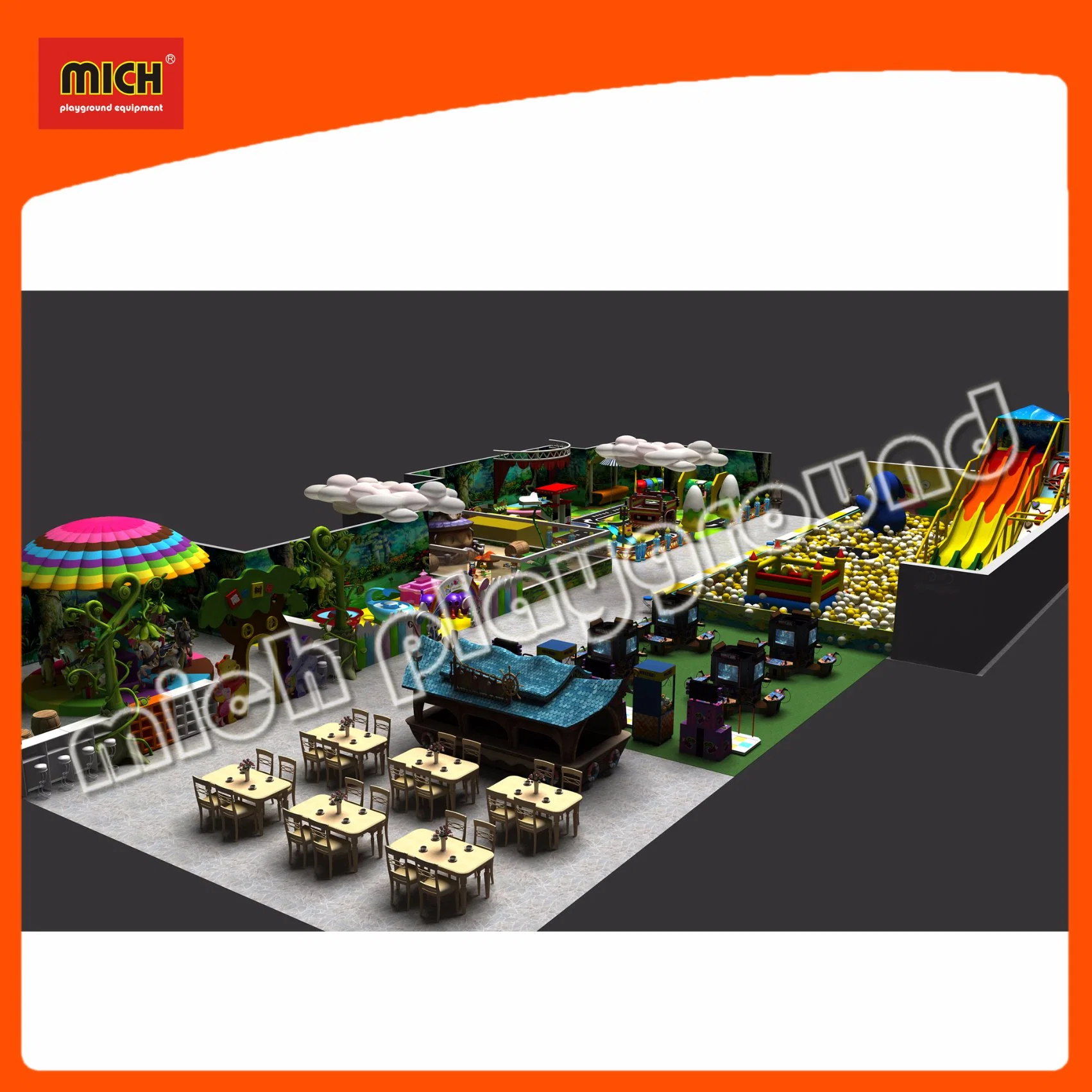 Commercial Indoor Kids Amusement Park Equipment