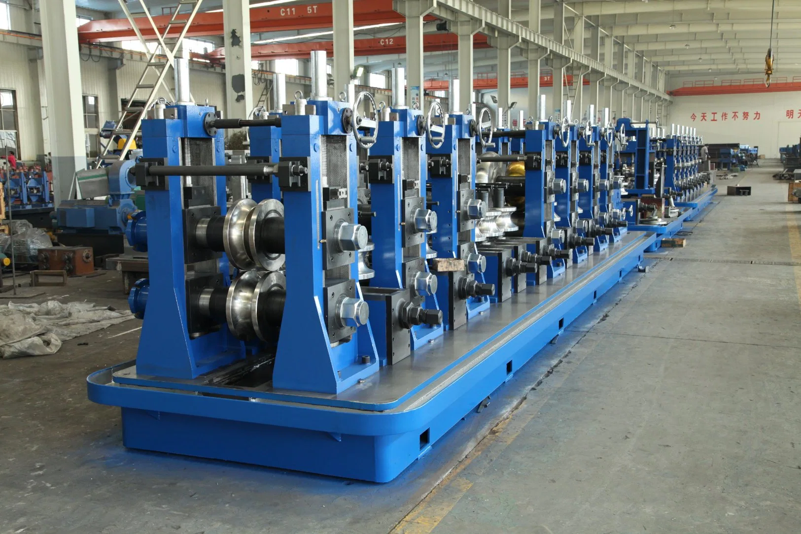 High Speed / en / DN / ASTM Standard / Automatische Carbon Steel Pipe Herstellung Maschine Zy219 ERW Rohrmühle / Roll Forming Machine