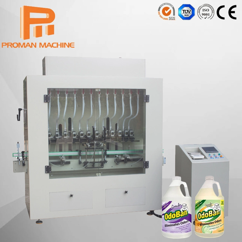 Automatic Linear Type Spray Bottle Medical Alcohol Liquid Disinfectant Filling Capping Labeling Machine Line
