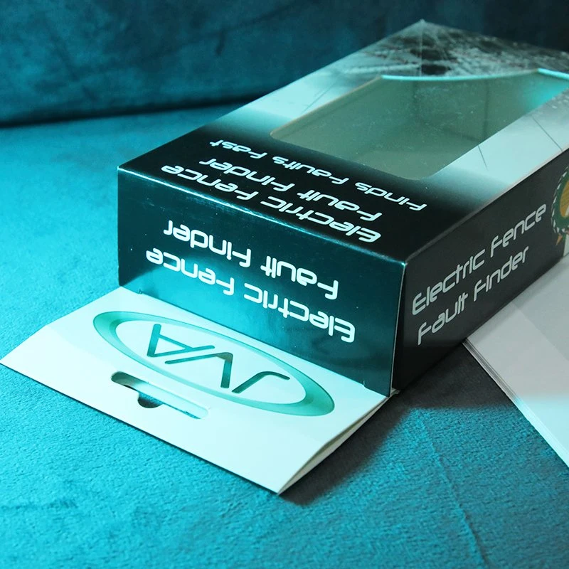 Benutzerdefinierte Papier Geschenk Verpackung Box mit PVC-Fenster für Kopfhörer