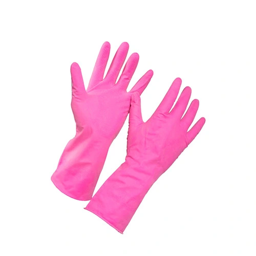 Chemical Industrial Black Latex Work Gloves