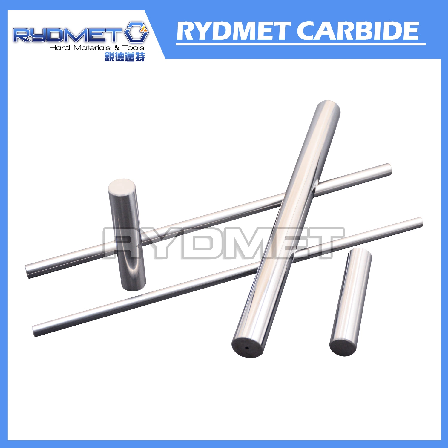 Tungsten Cemented Carbide Rod Blanks with Coolant Duct