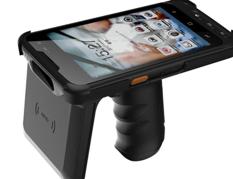 IP65 Rugged Android 5.0" Handheld Fingerprint Scanner Barcode PDA