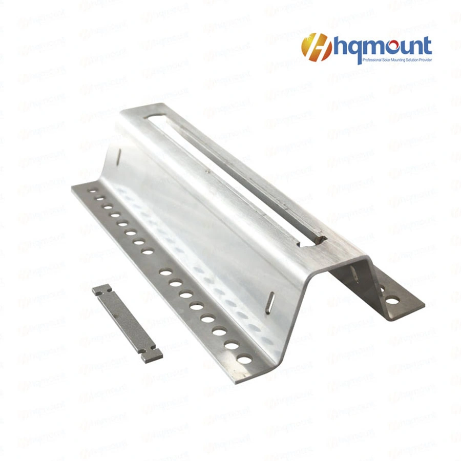 PV Aluminum Mounting Regular Railess Mini Rail for Solar Panel Supplier