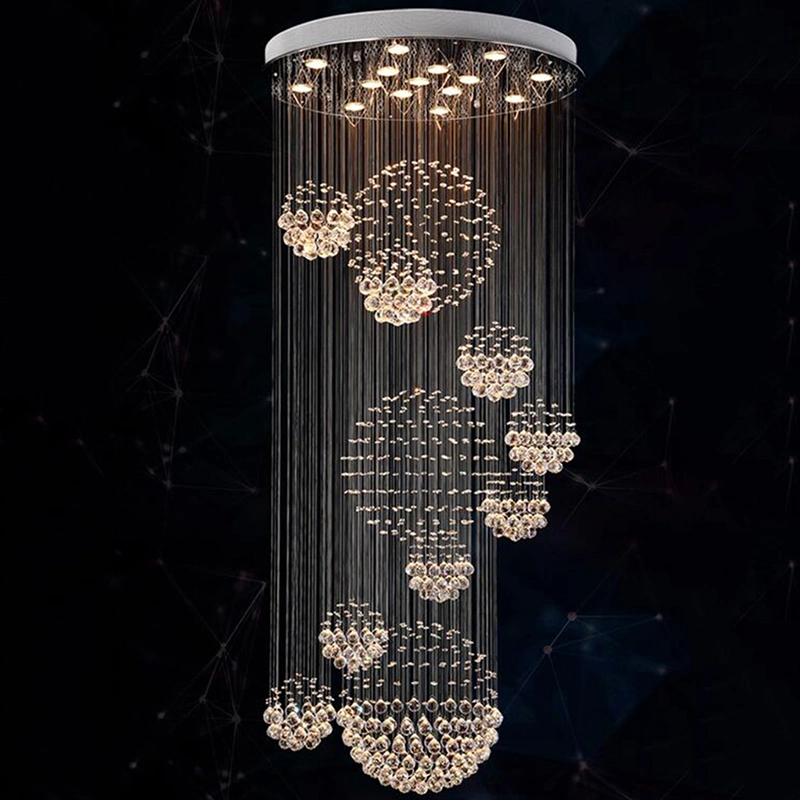 Modern K9 LED Crystal Chandelier Crystal Lamp Entrance Light (WH-NC-29)