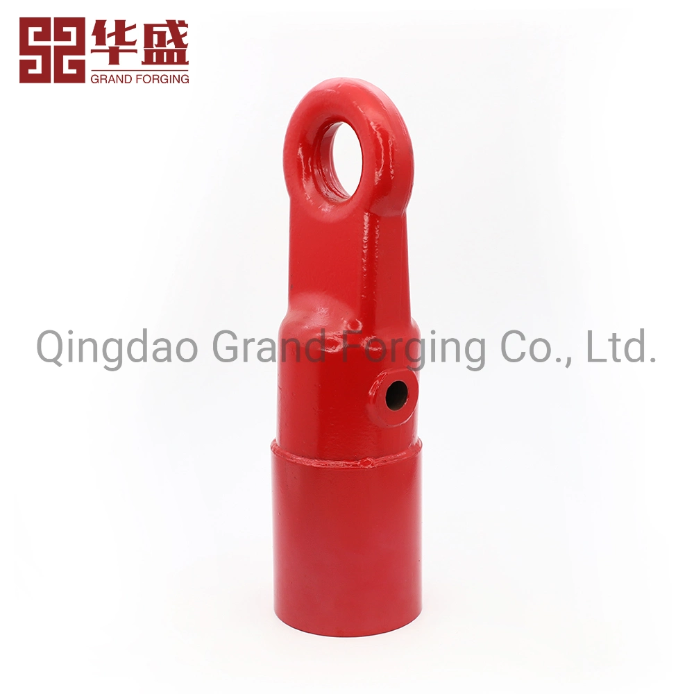 High quality/High cost performance  Die Forging Trailer Truck Hook Ring Tow Ring with Red Painting