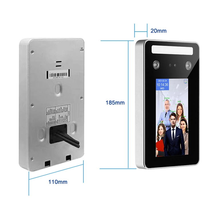 Gesichtserkennung Gate Access Control System Standfuß Panel